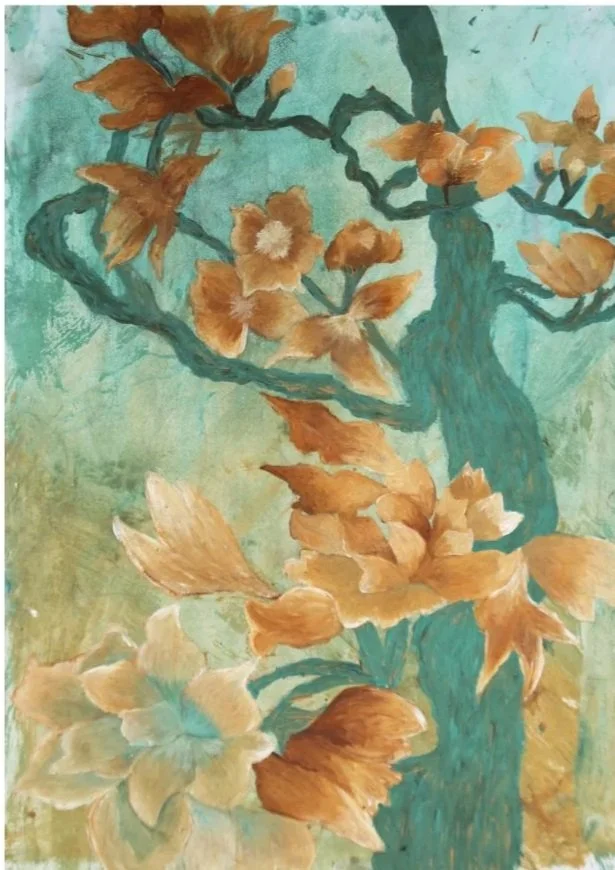 Artwork from Laure Schneider's art therapy practice