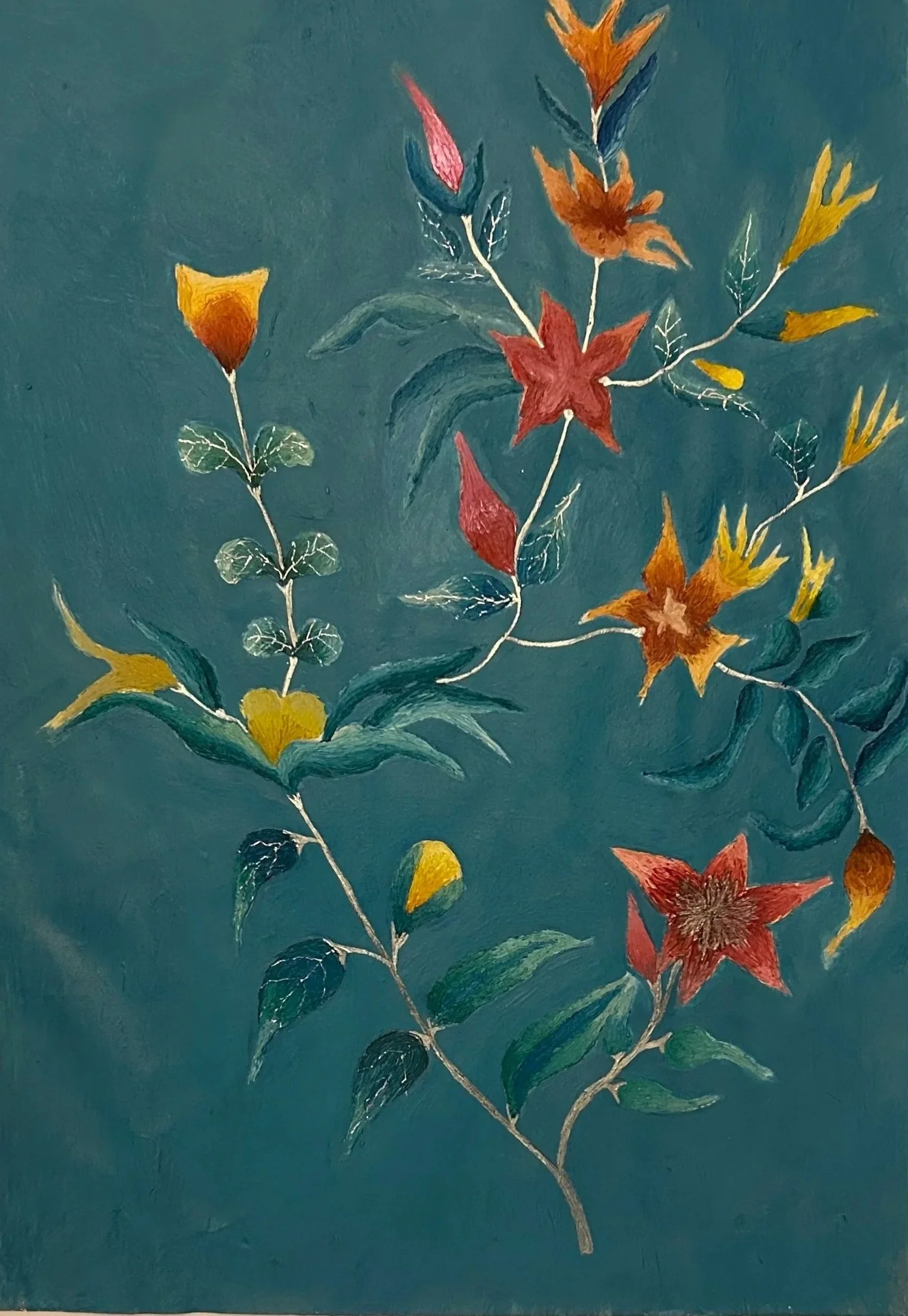 Artwork from Laure Schneider's art therapy practice