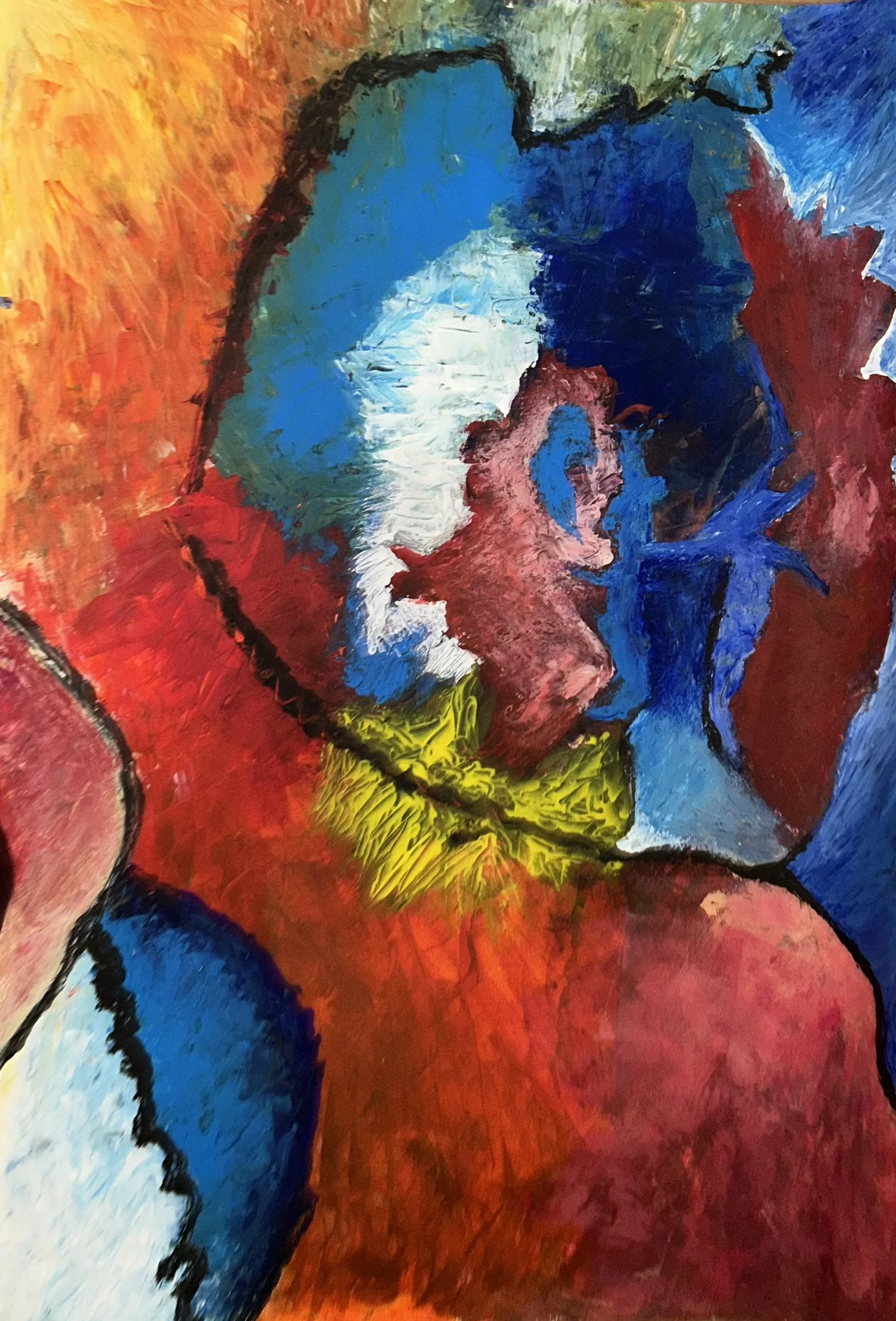 Artwork from Laure Schneider's art therapy practice